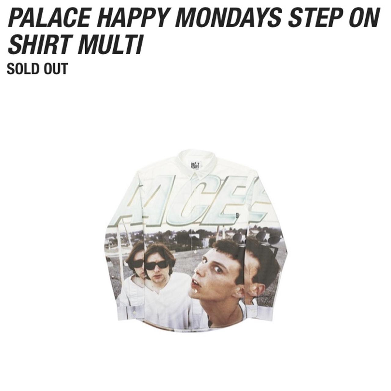 Palace Happy Mondays Bez T-Shirt Grey Marl