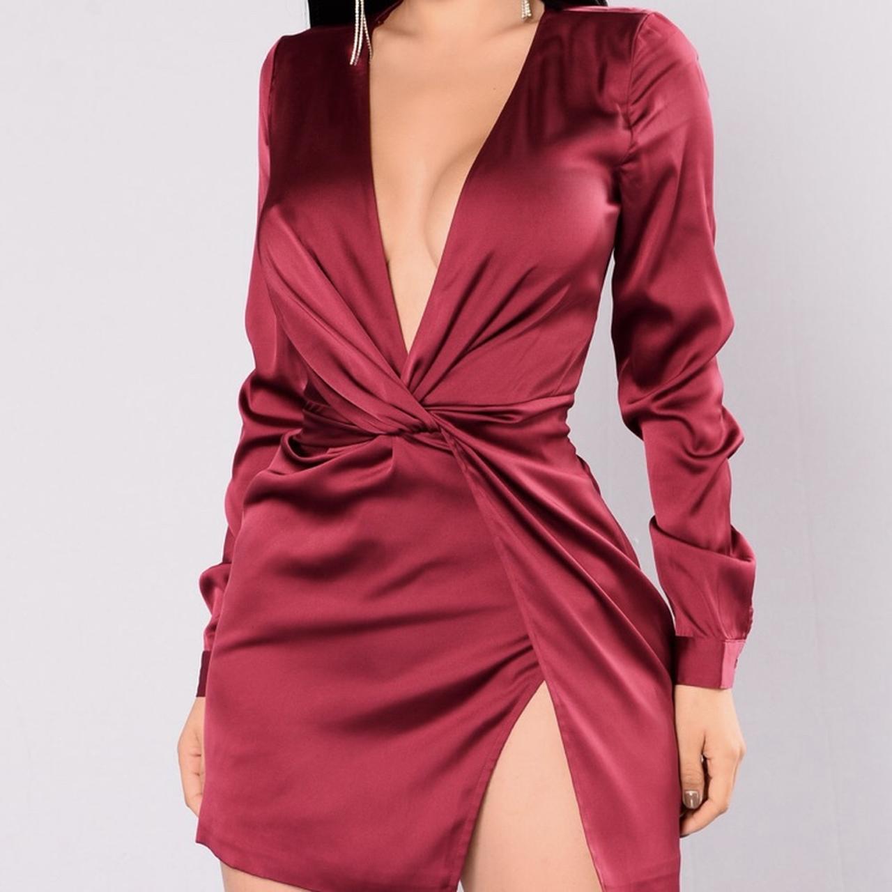 Fashion nova outlet wrap dress