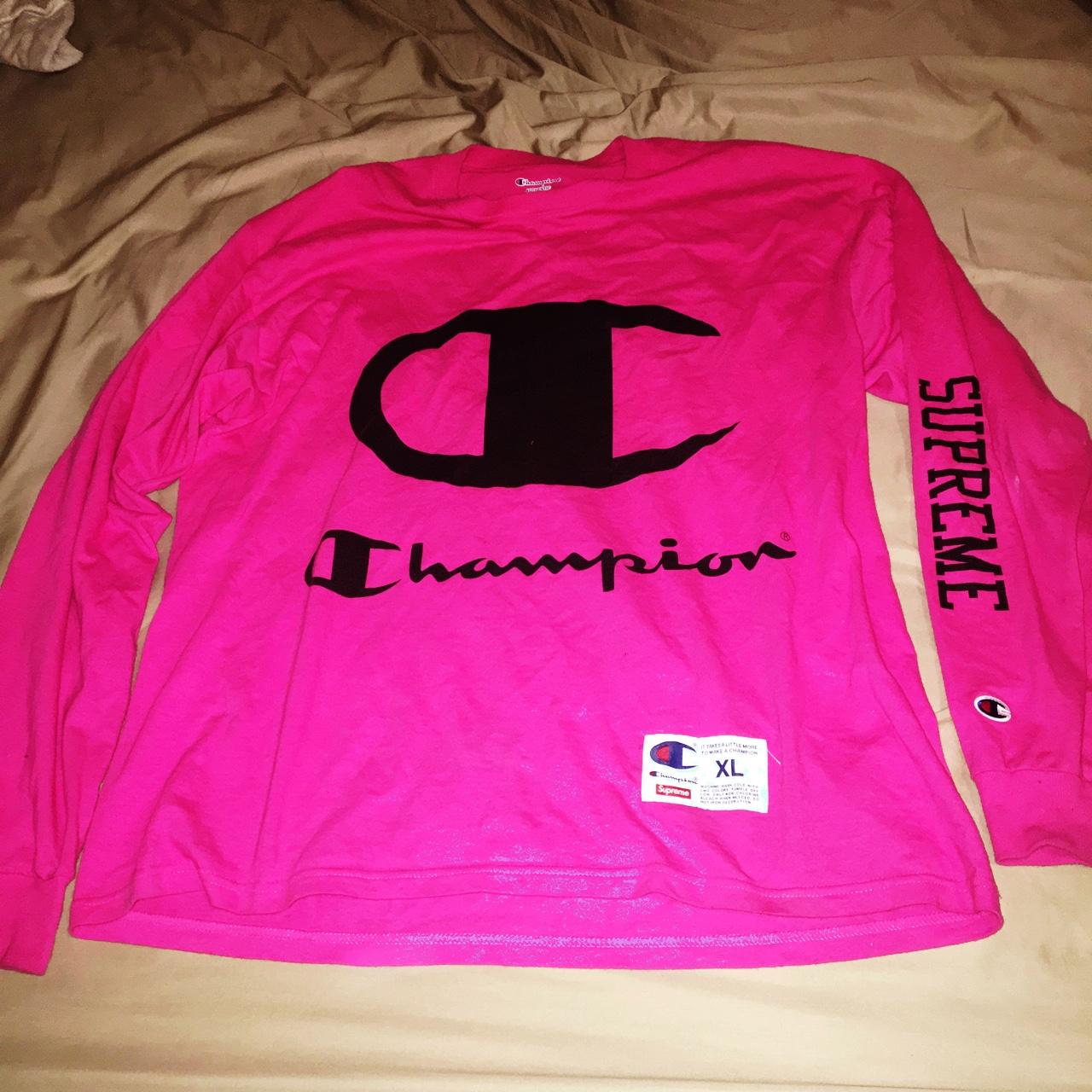 supreme x champion long sleeve