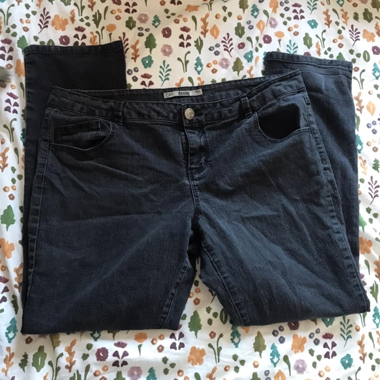 Size 16S Dorothy Perkins faded black jeans 👖 ... - Depop