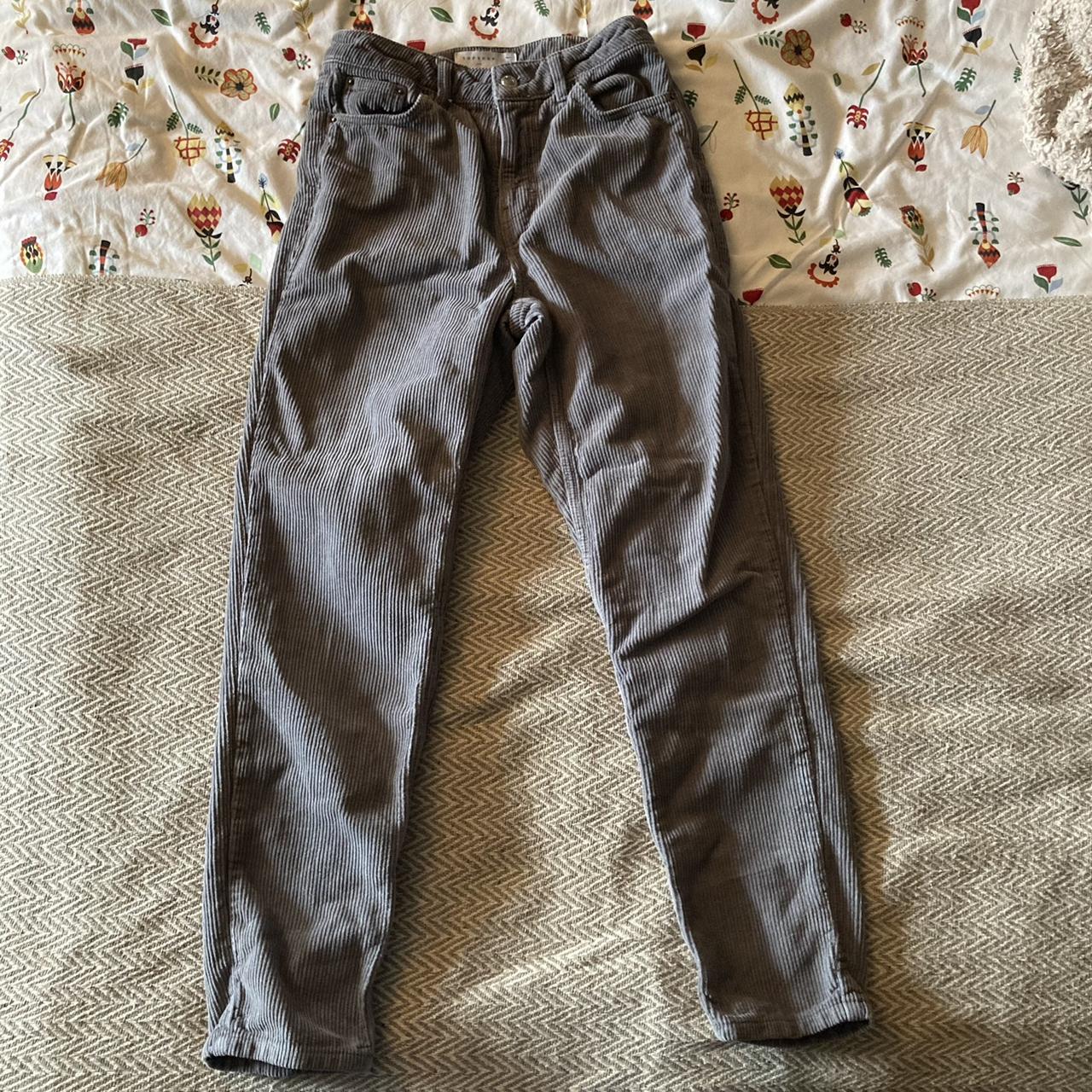 Topshop Women's Grey Jeans | Depop