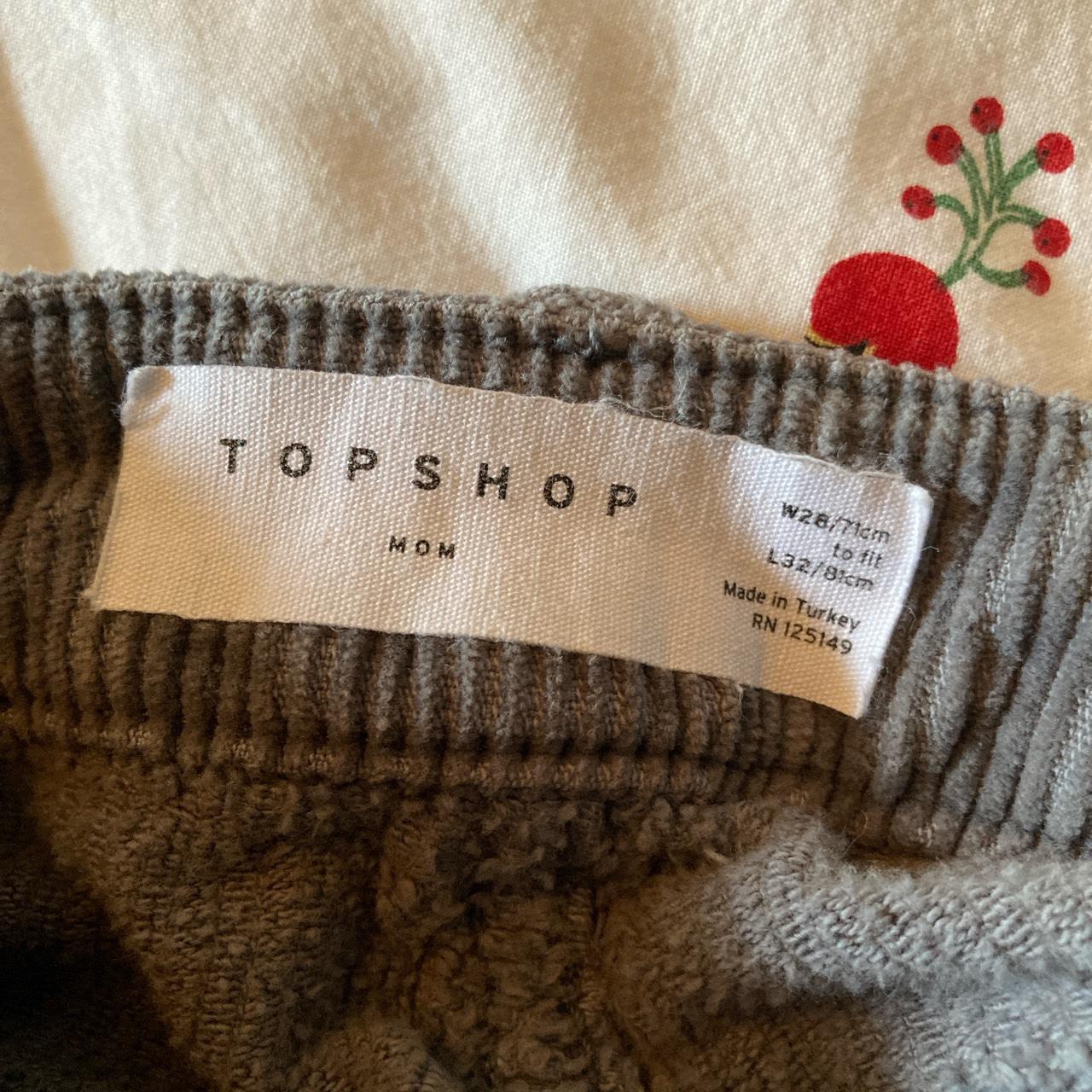 Topshop Women's Grey Jeans | Depop