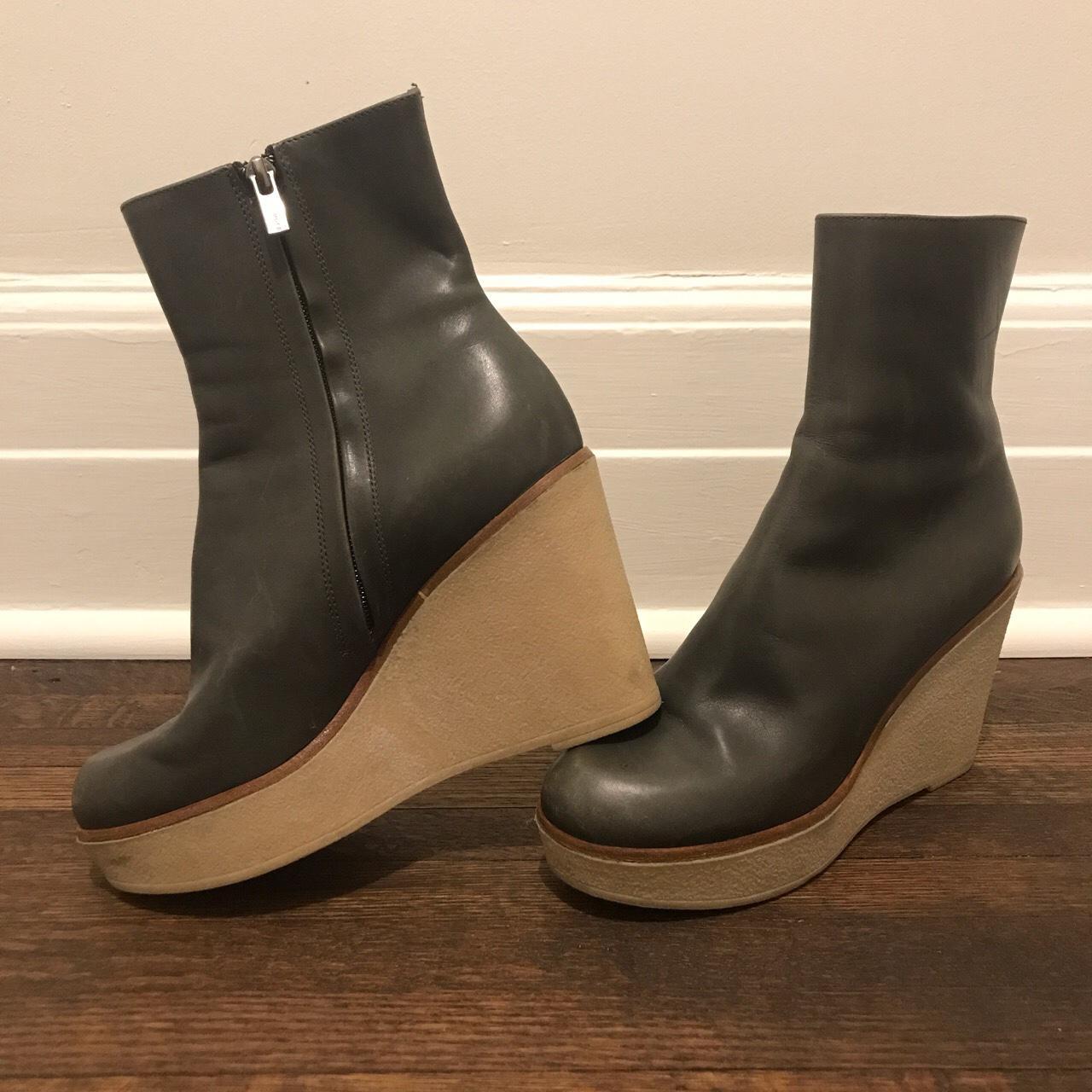 Jil Sander Platform Boots size 37.5 I am a 7.5... Depop