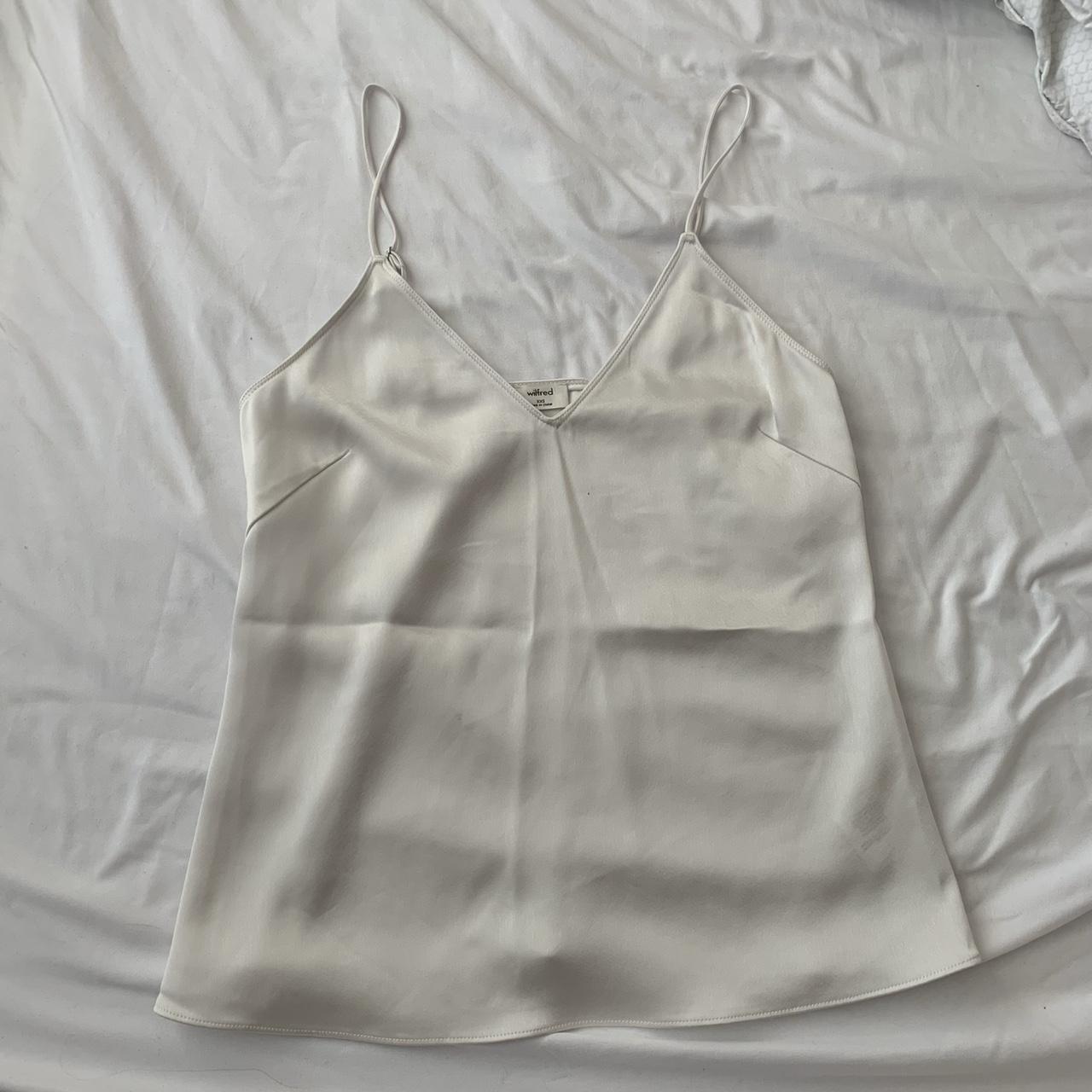 Aritzia Wilfred Satin Top Brand new without... - Depop