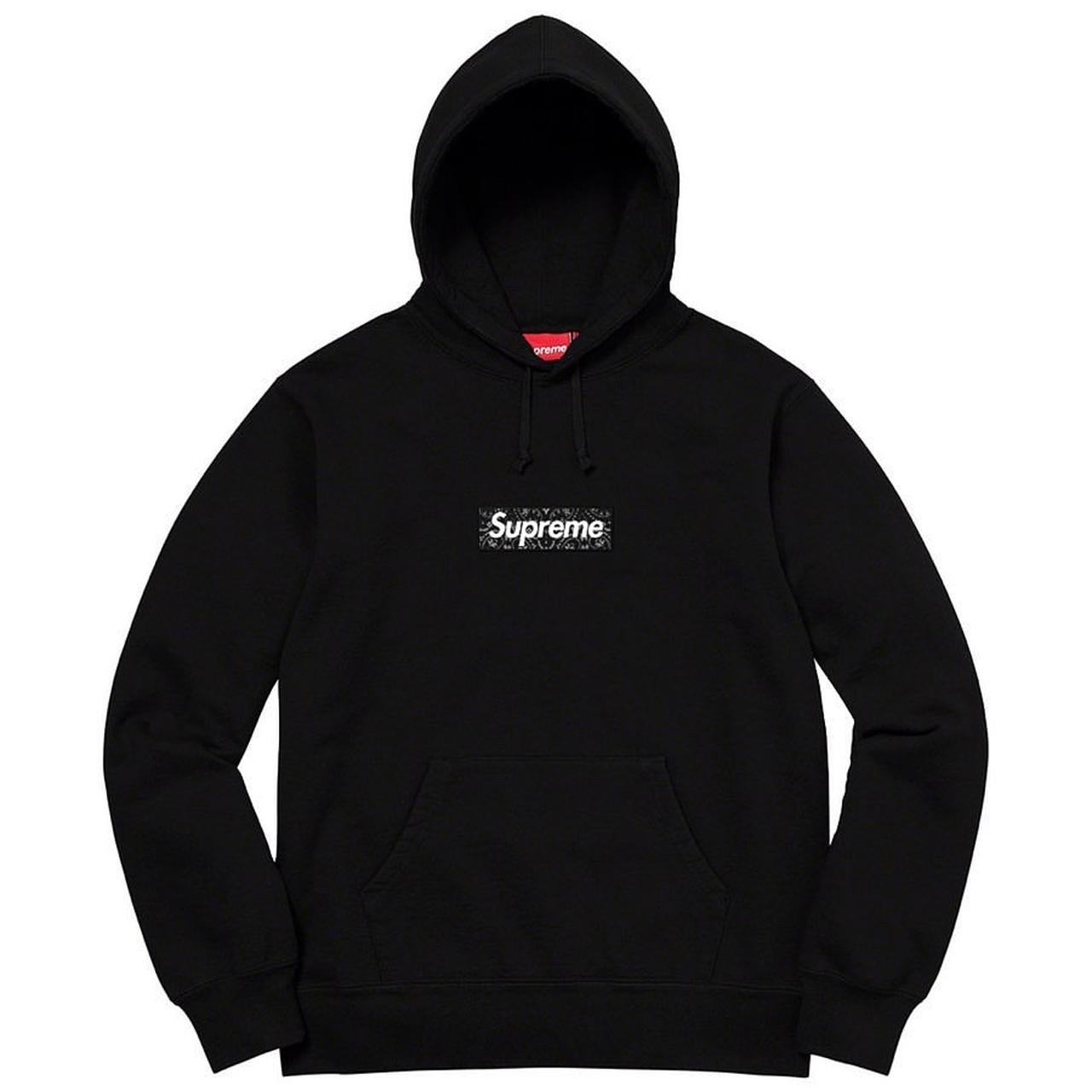 Shirt Felpa Supreme Bandana Hoodie Supreme Bandana Black