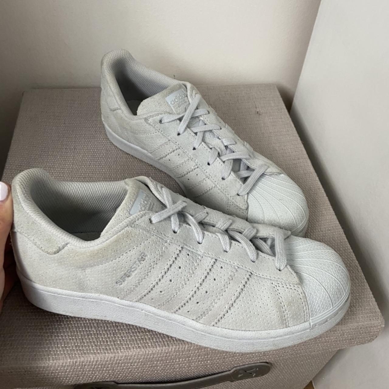 light grey adidas trainers