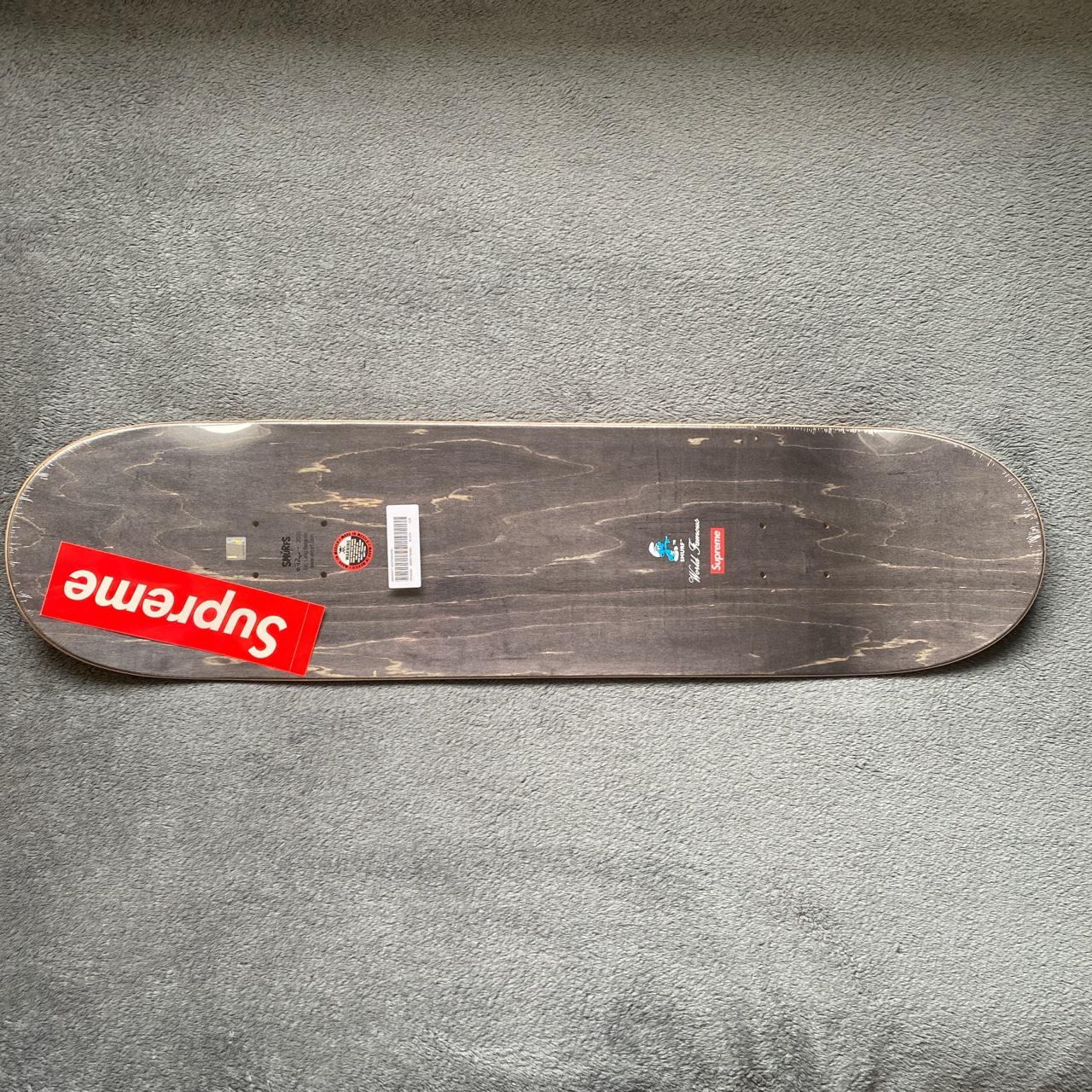 Supreme x Smurfs Skateboard Deck • Red • FW 2020 • - Depop