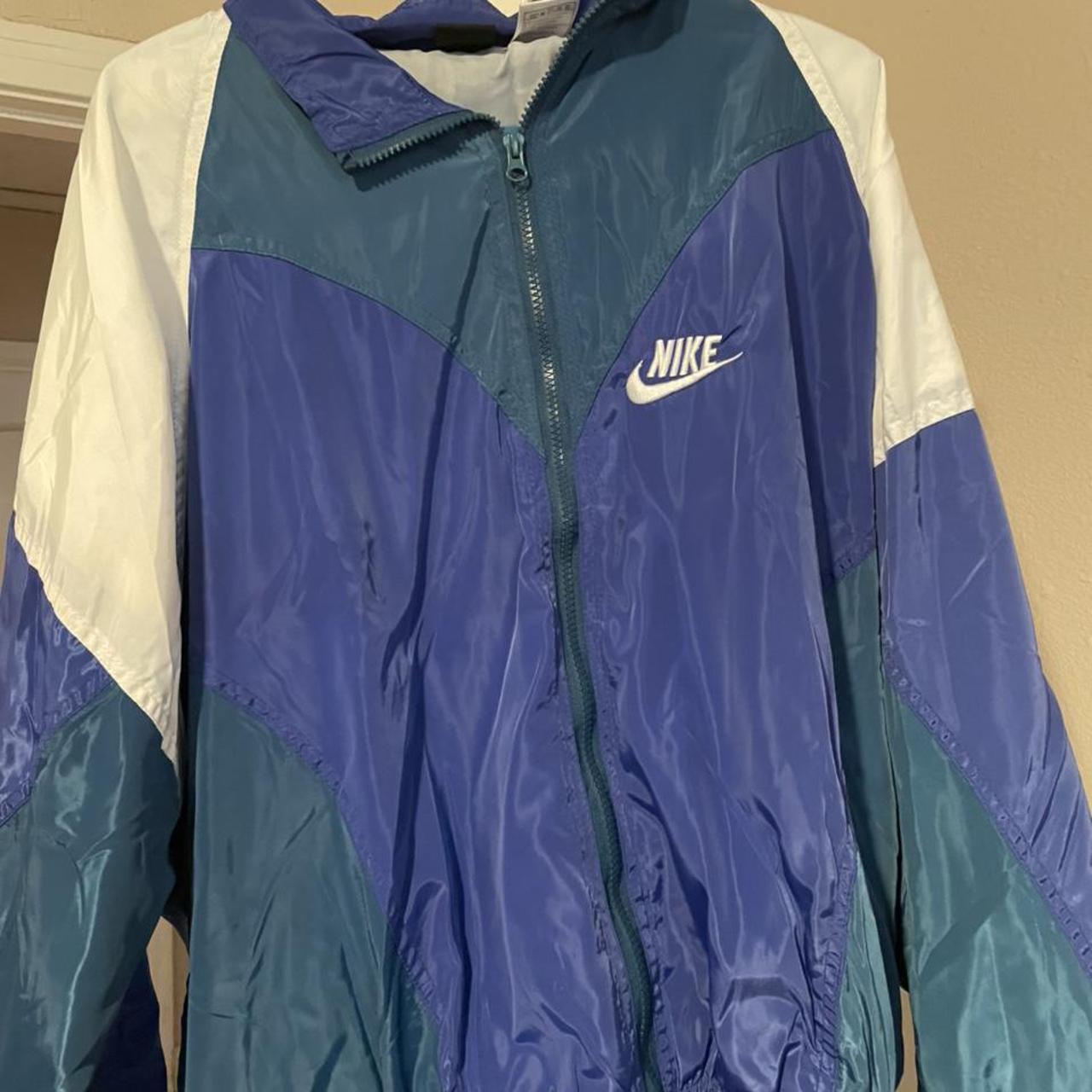 nike colorblock windbreaker