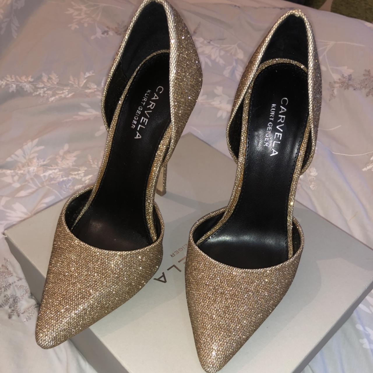 Carvela shop glimmer gold