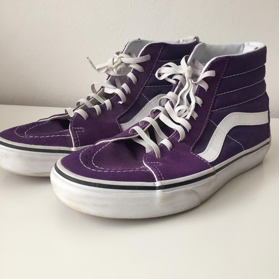 High top purple vans sale