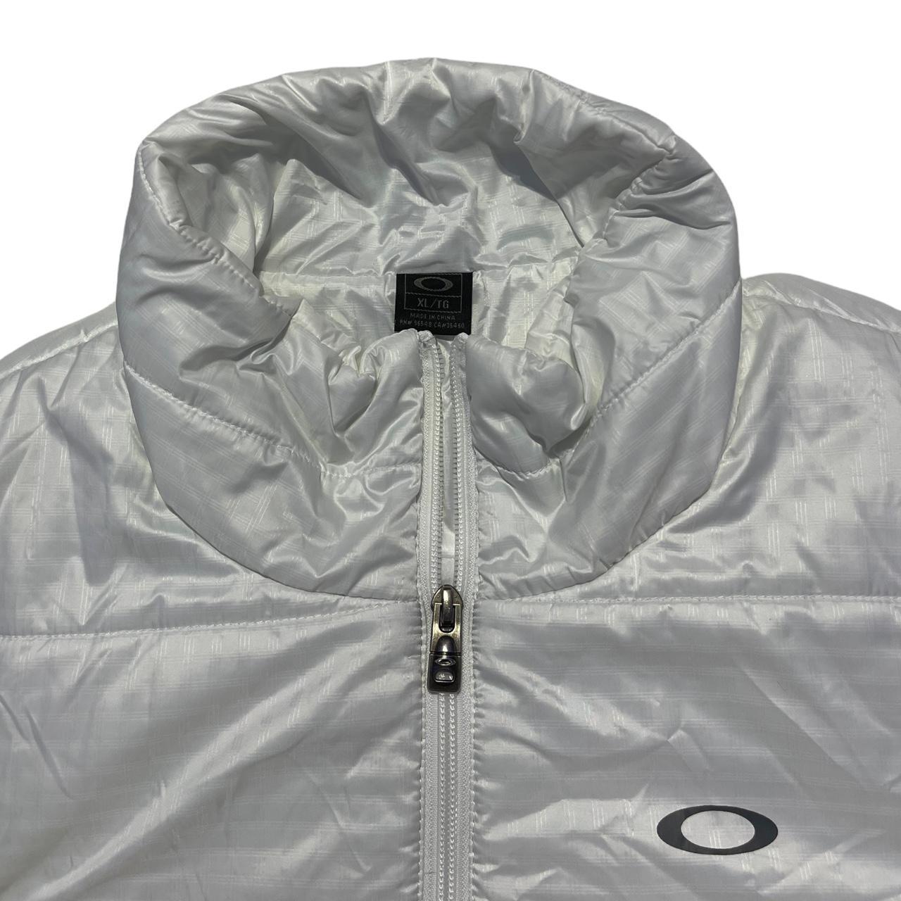 Product Image 3 - White Y2K Oakley Zip-Up Puffer