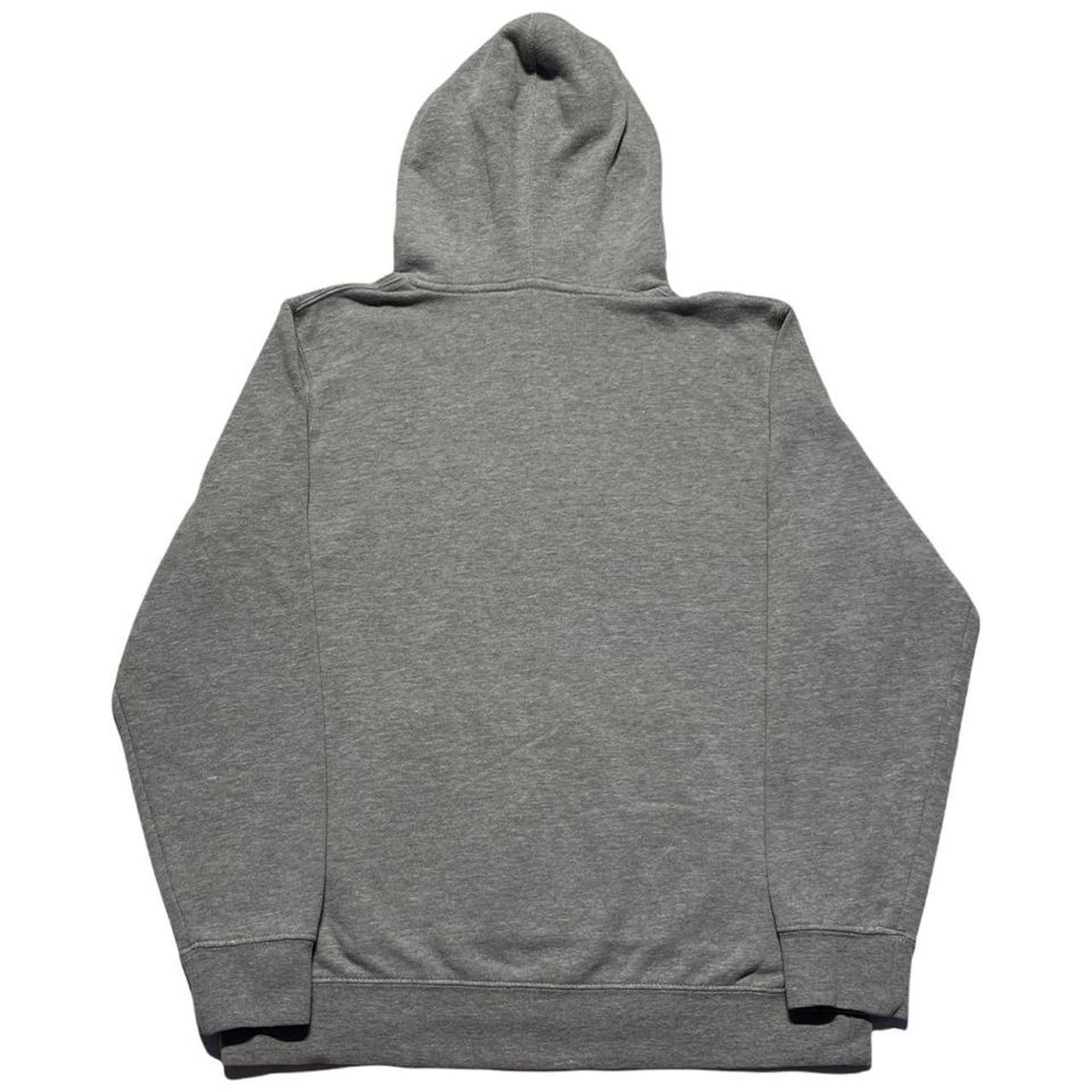 Undefeated Men's Grey and Blue Hoodie (3)