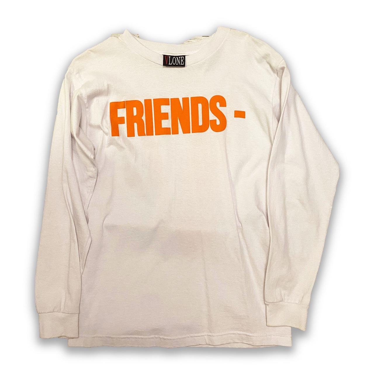 Vlone white long top sleeve