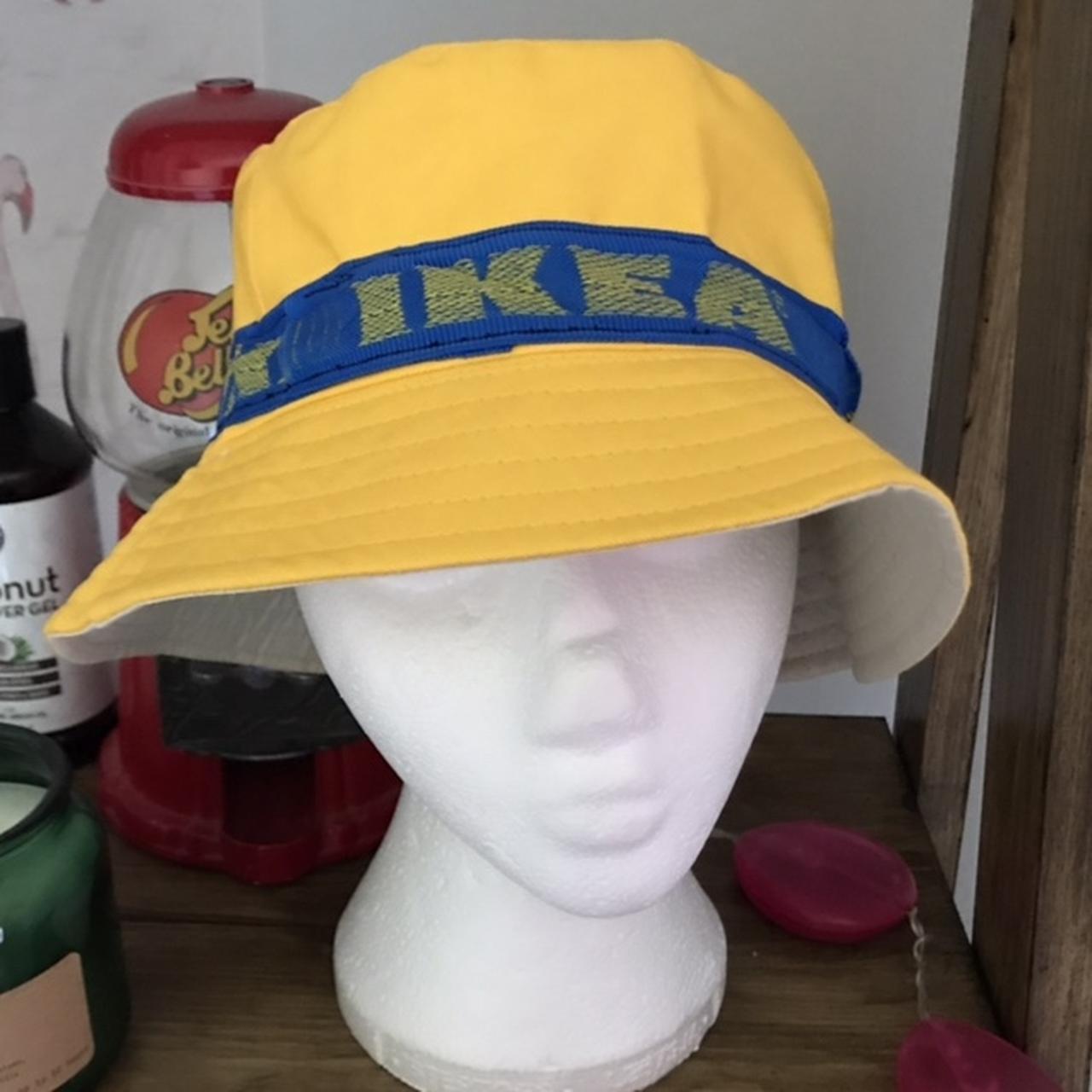 yellow ikea bucket hat