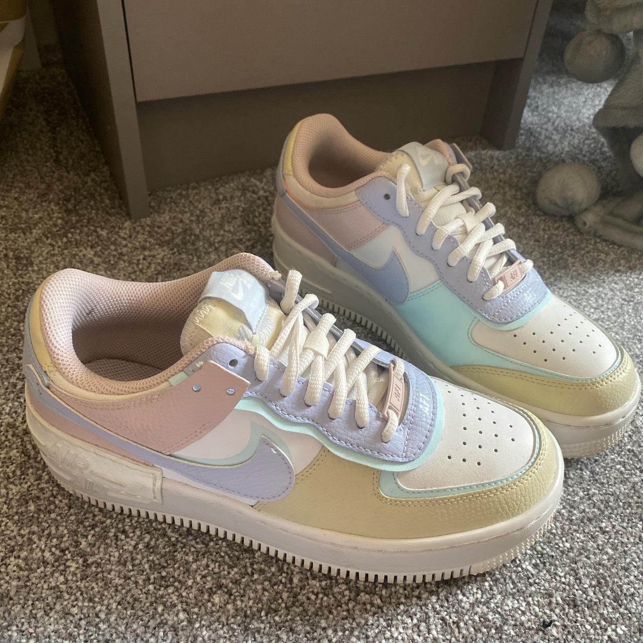 sizeer nike air force 1 shadow pastel