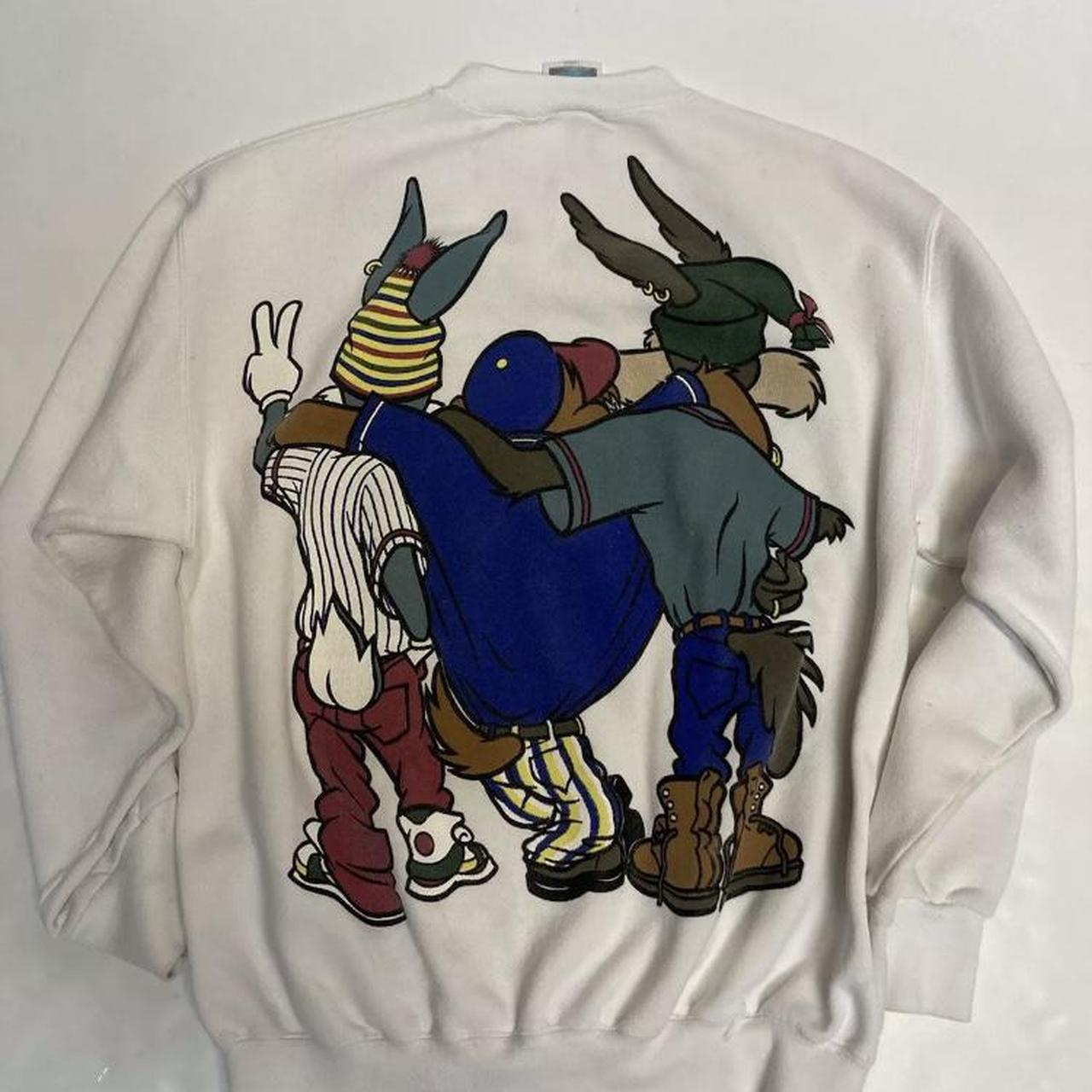 Vintage Texas Rangers Baseball Looney Tunes Taz 1991 - Depop