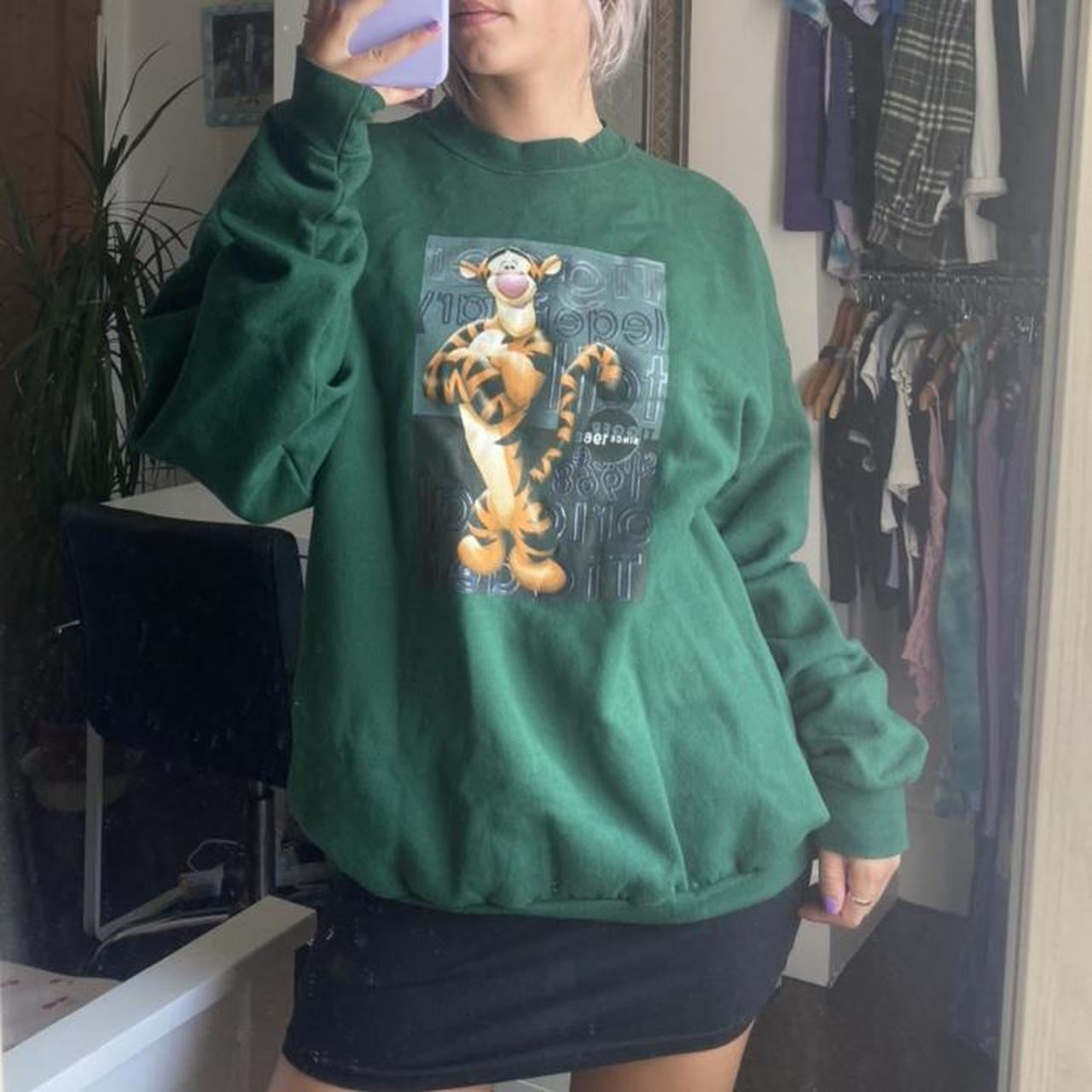 green vintage sweatshirt