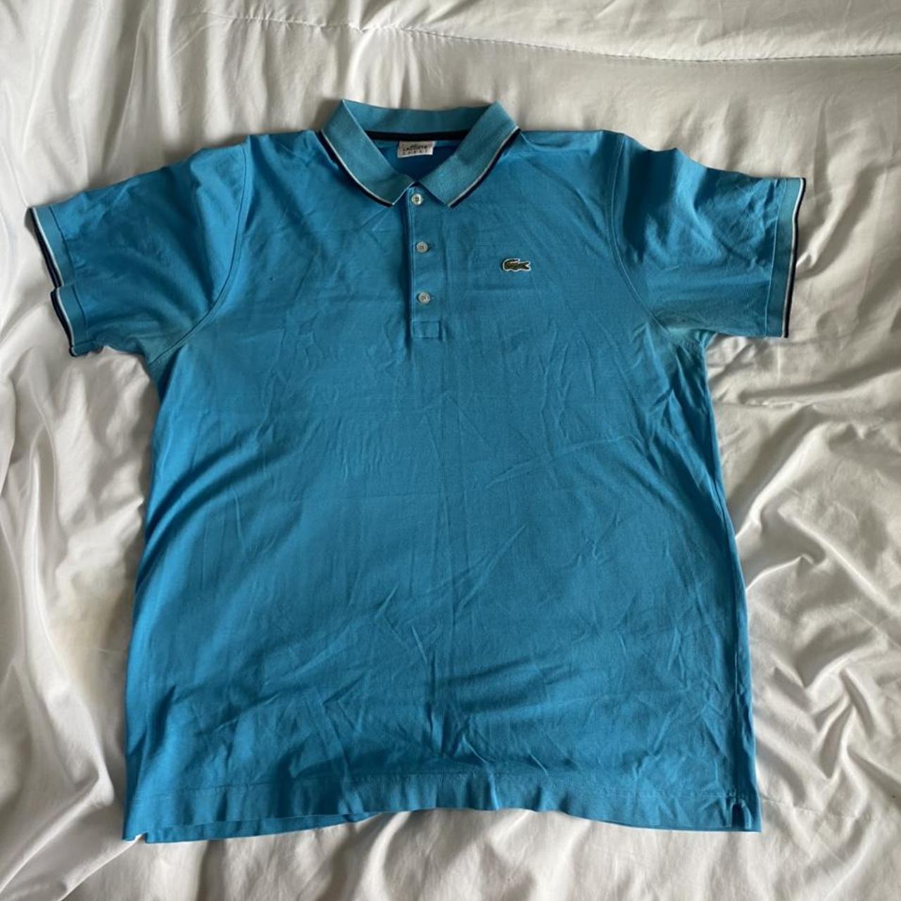 Lacoste Sport Blue Polo Shirt Size 7 (XL) Lacoste... - Depop