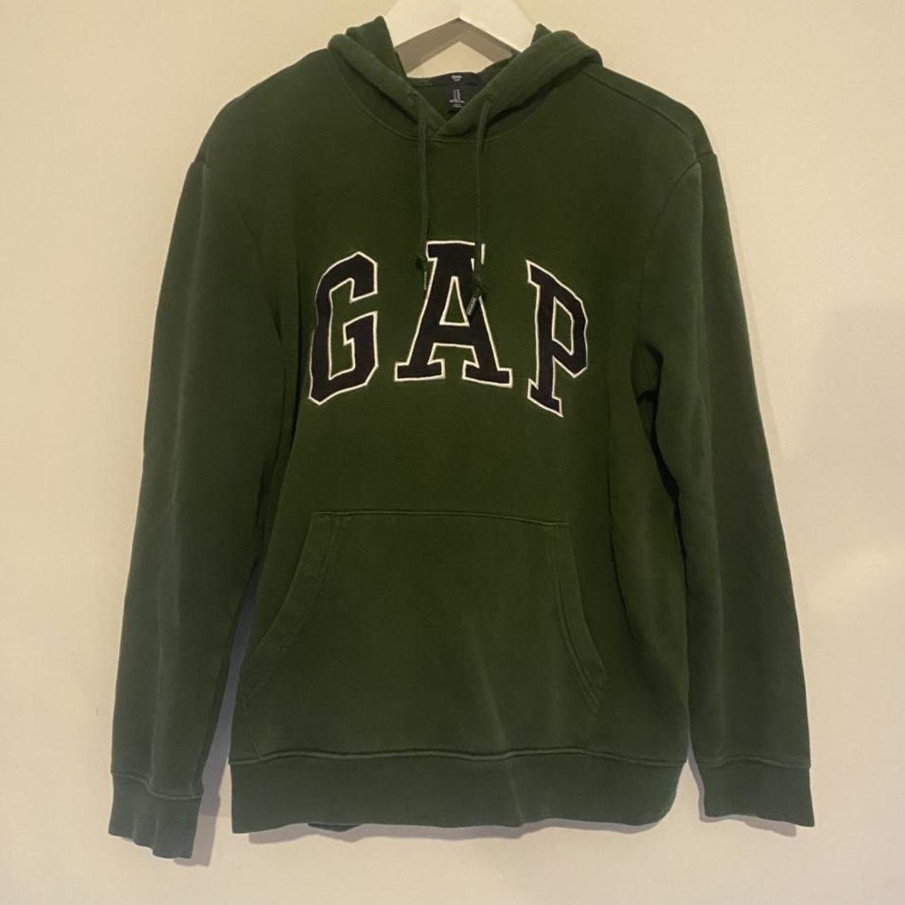 forest green gap hoodie