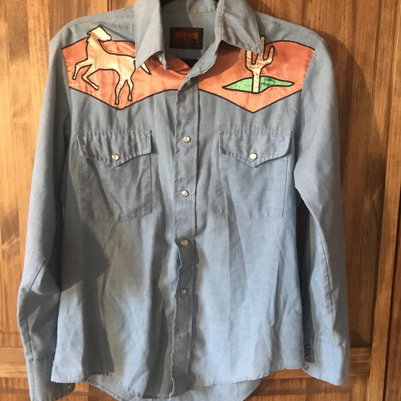 【限定SALE本物保証】vintage western shirt デザイン ウエスタンシャツ トップス