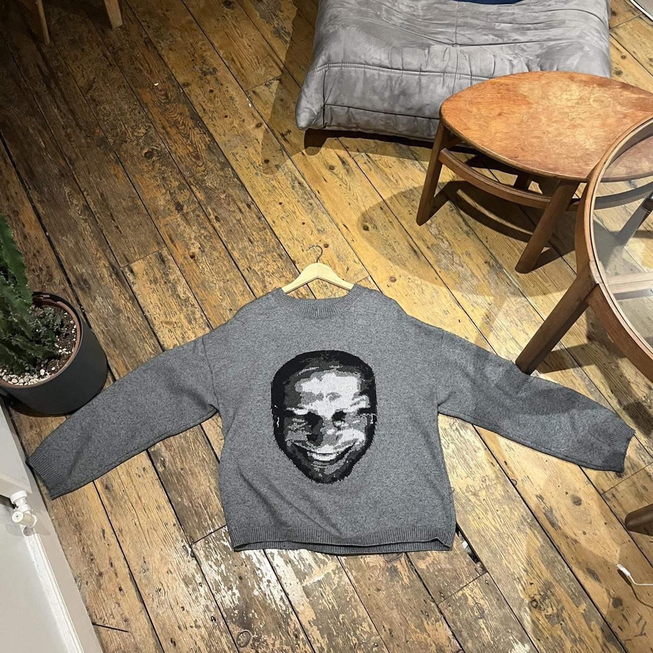 Gleb Kostin Aphex Twin Grey Sweater / Jumper. | Depop Gleb Kostin Aphex Twin Grey Sweater / Jumper. | Depop