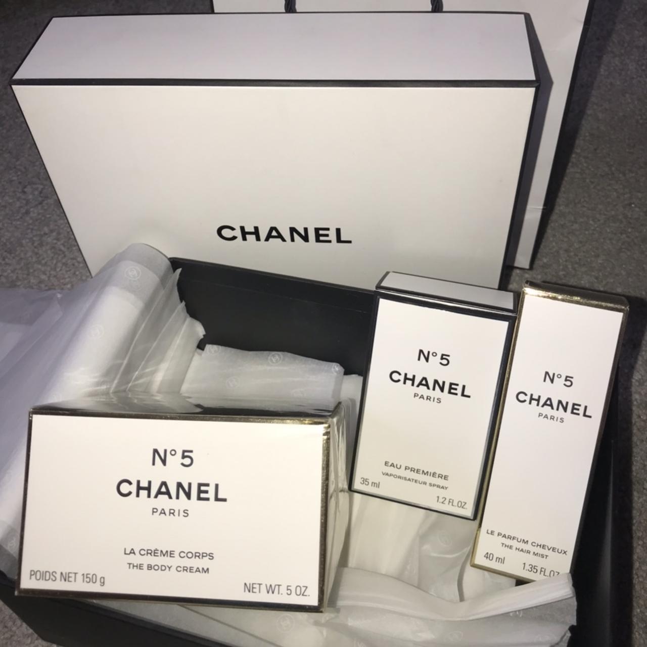 Chanel No.5 number 5 perfume, hair mist and body - Depop