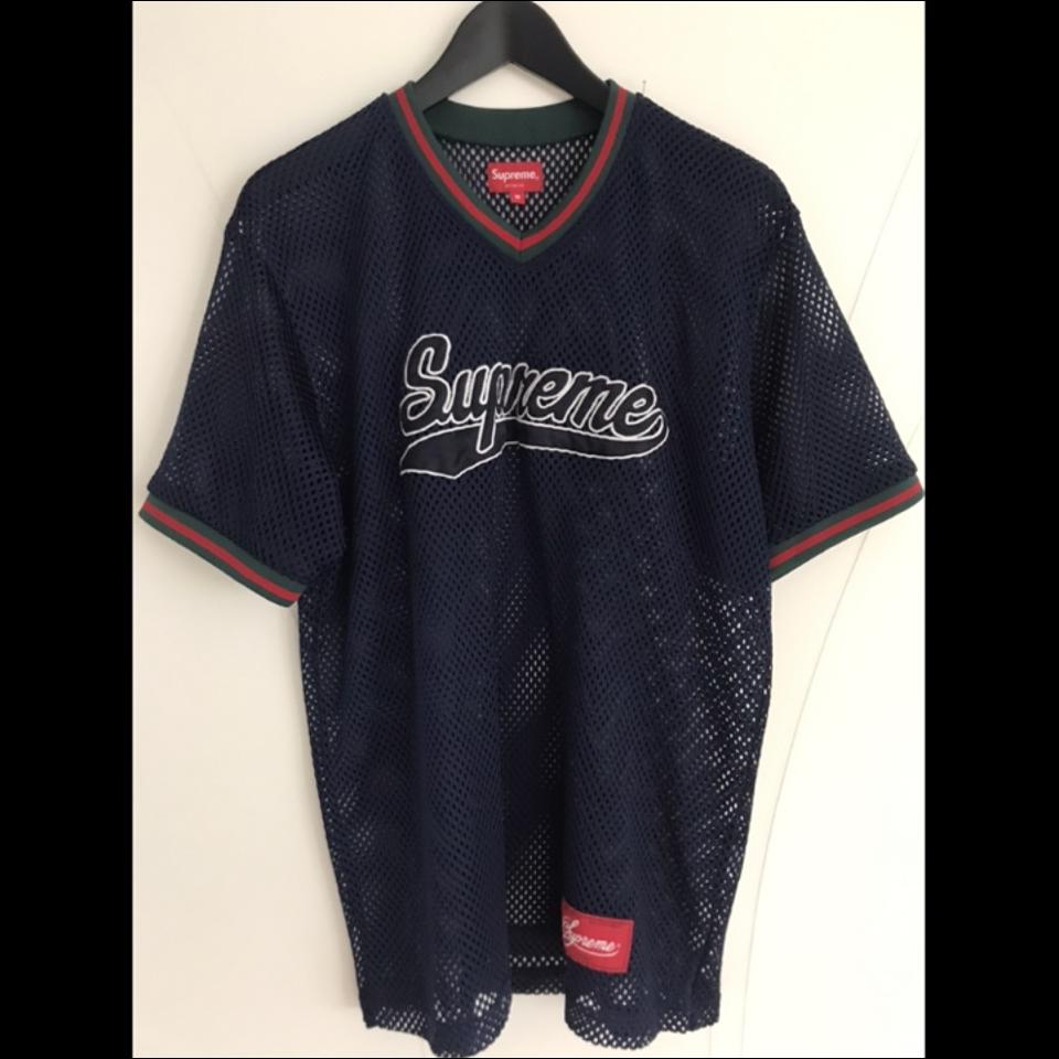 Supreme mesh 2024 baseball top