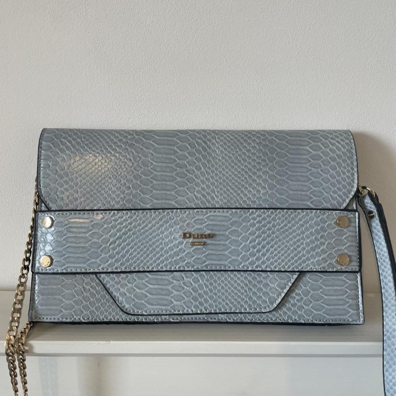 Dune blue clutch online bag