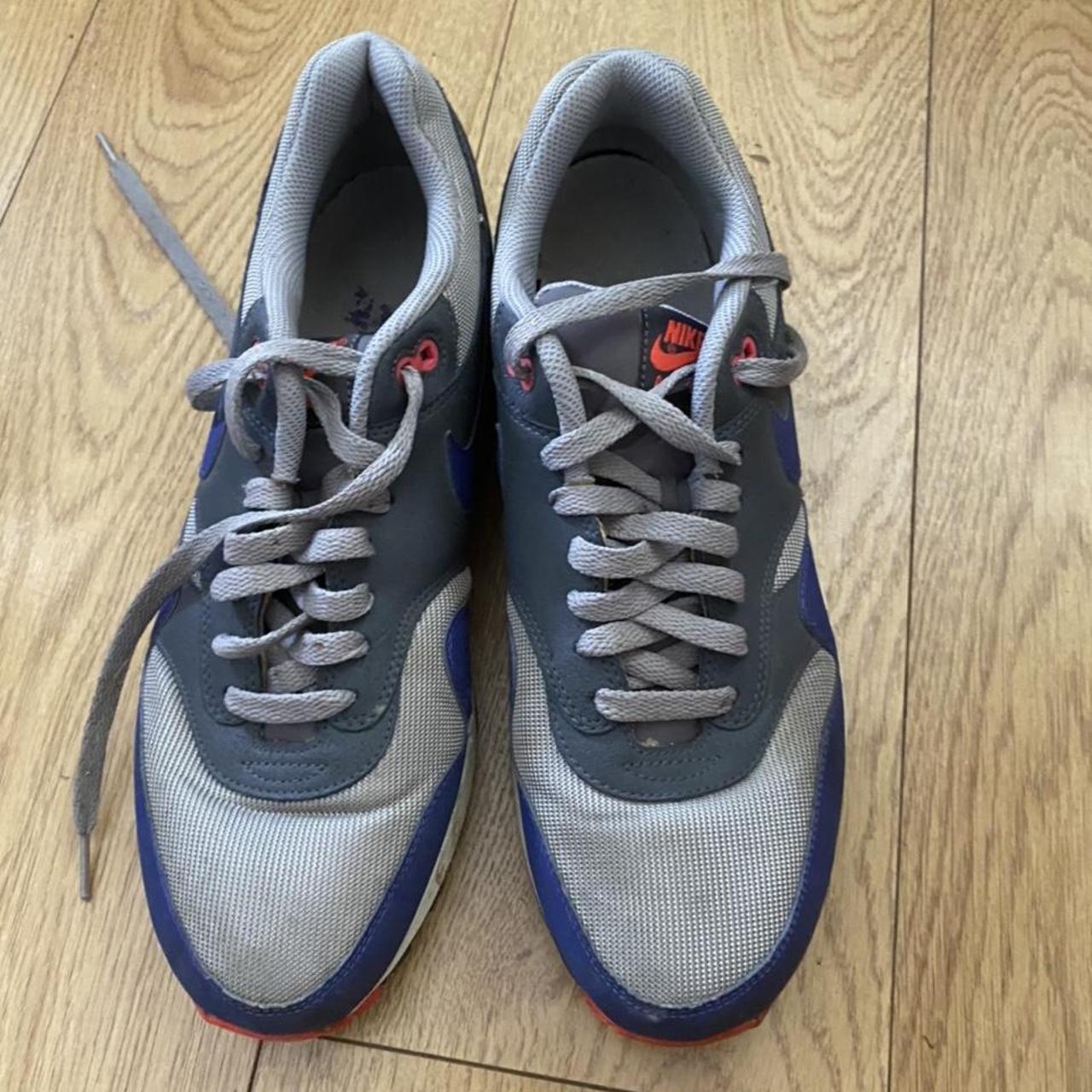 Nike air max 1 ultramarine in dark grey RRP:... - Depop