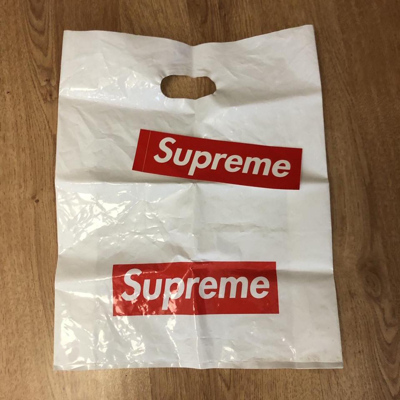 Supreme bag and sticker #supreme #bag #sticker - Depop