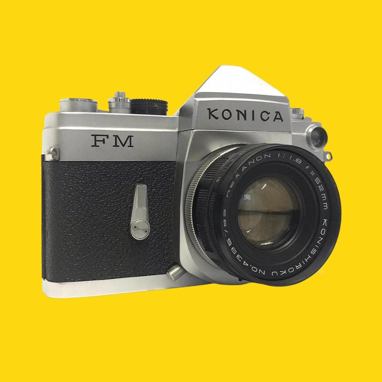 Konica FM Vintage 35mm SLR Film Camera with Prime... Depop