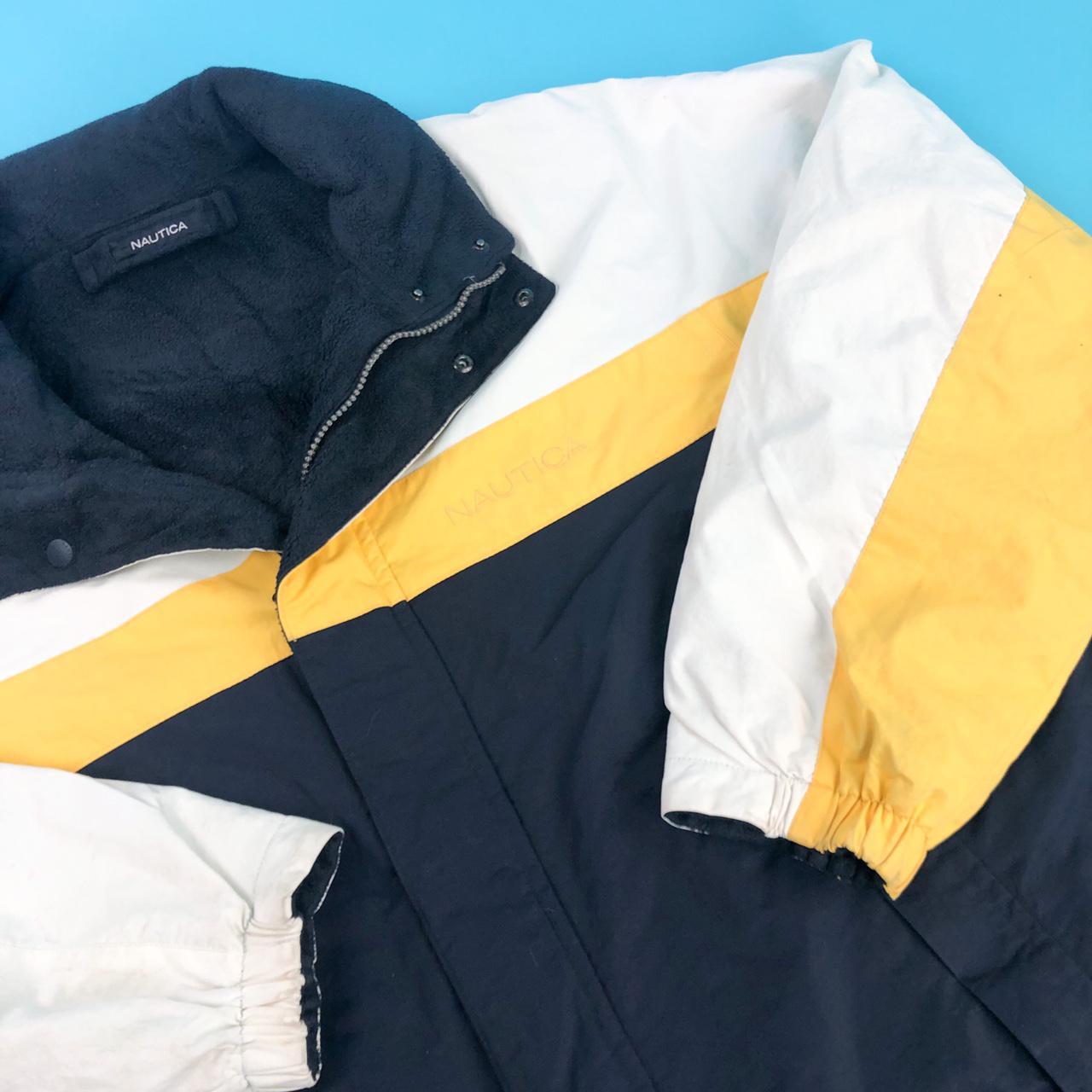 Nautica Men's Navy and Yellow Jacket (4)