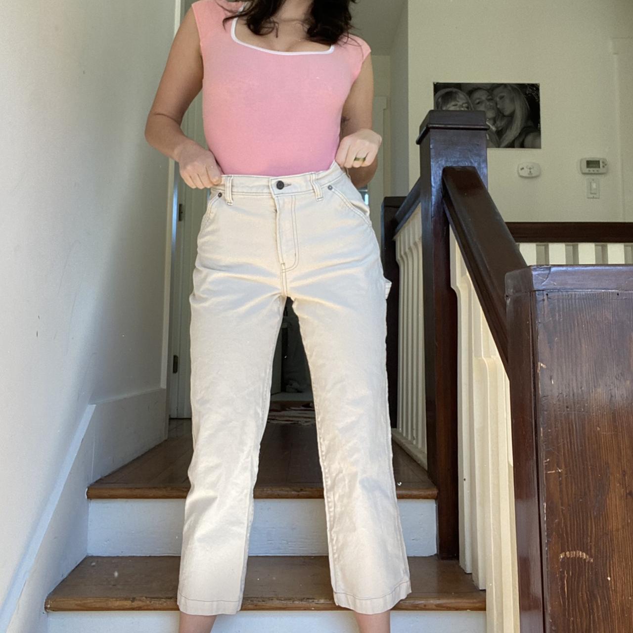 gap pink carpenter jeans