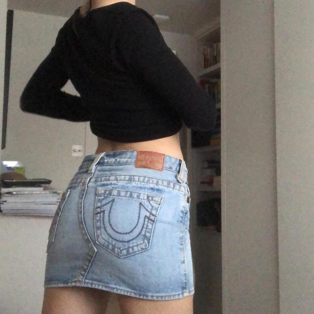 true-religion-contrast-stitching-denim-mini-skirt-depop