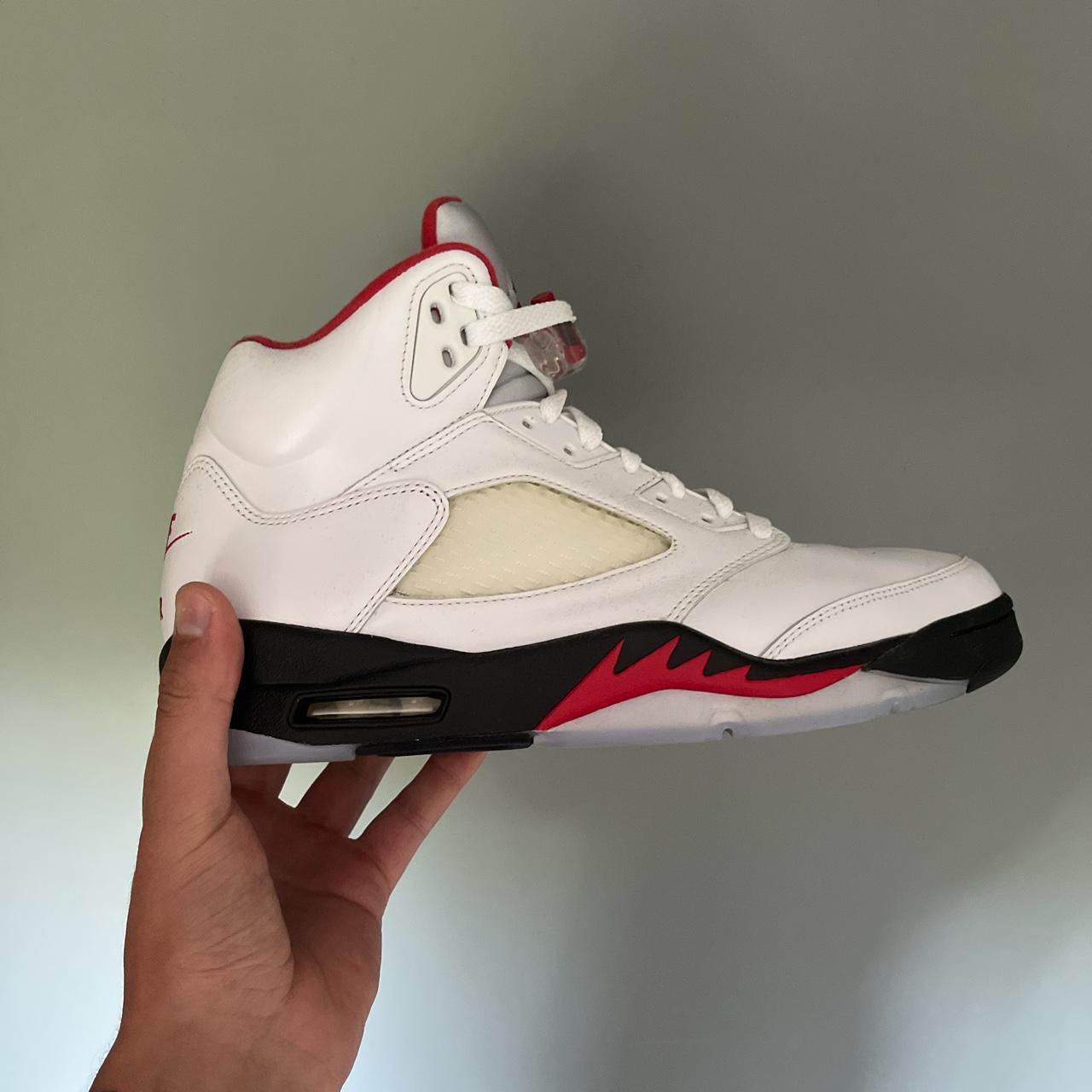 mens jordan 5 retro fire red