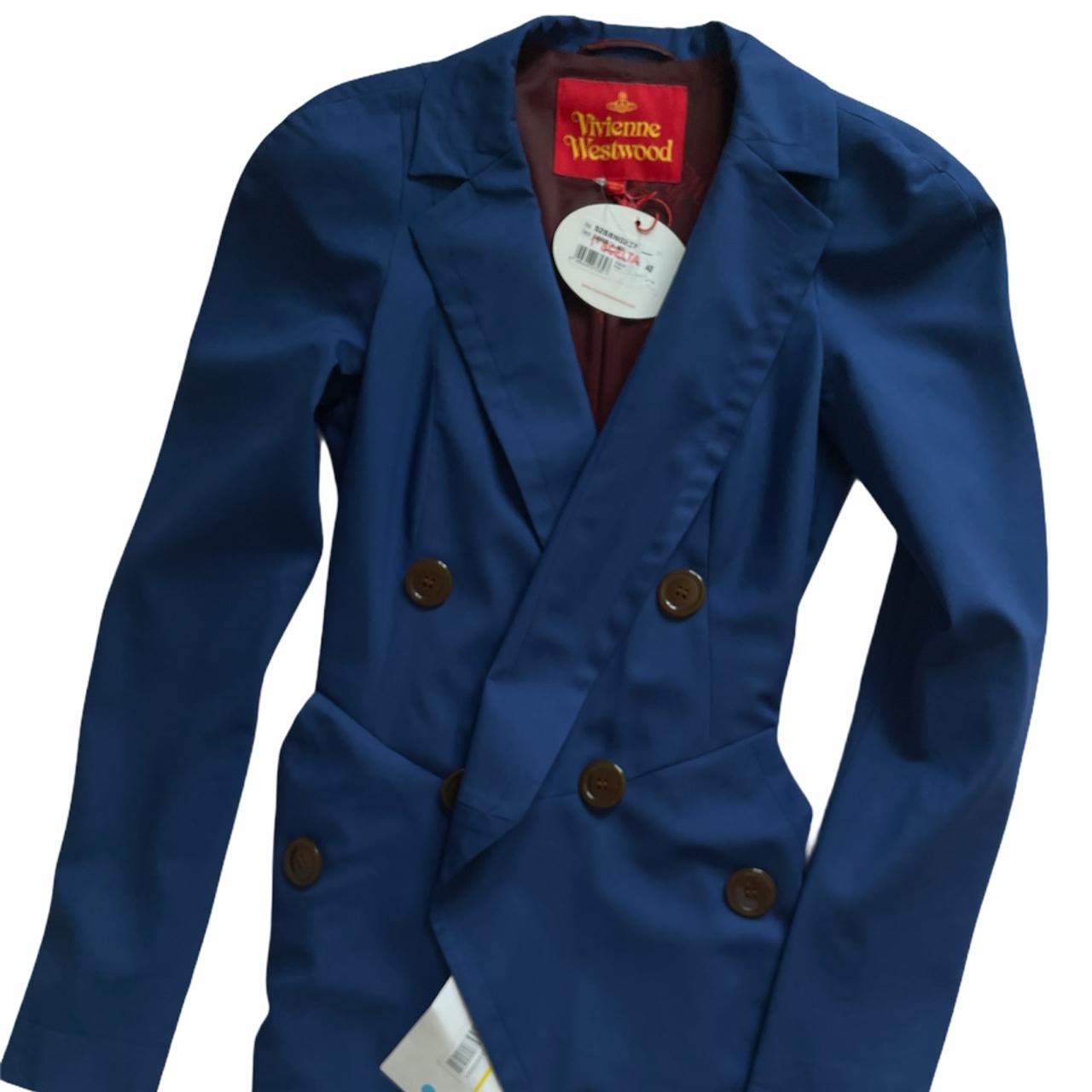 Vivienne Westwood Women's Blue and Red Jacket (2)