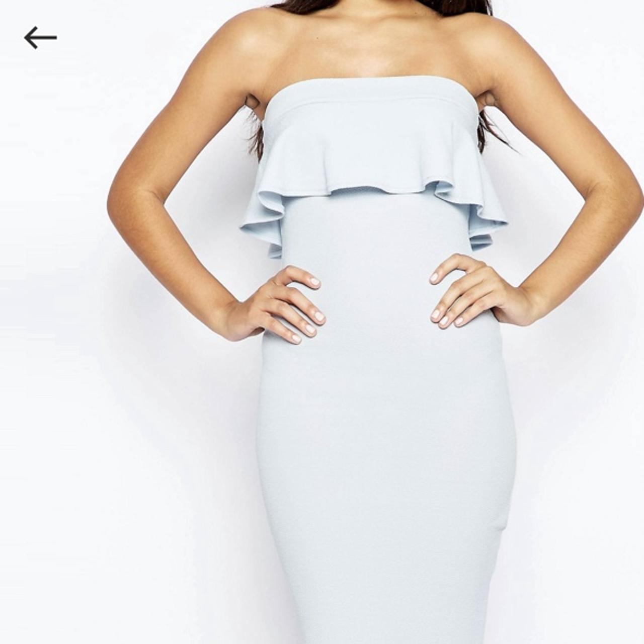 Light blue bandeau on sale dress