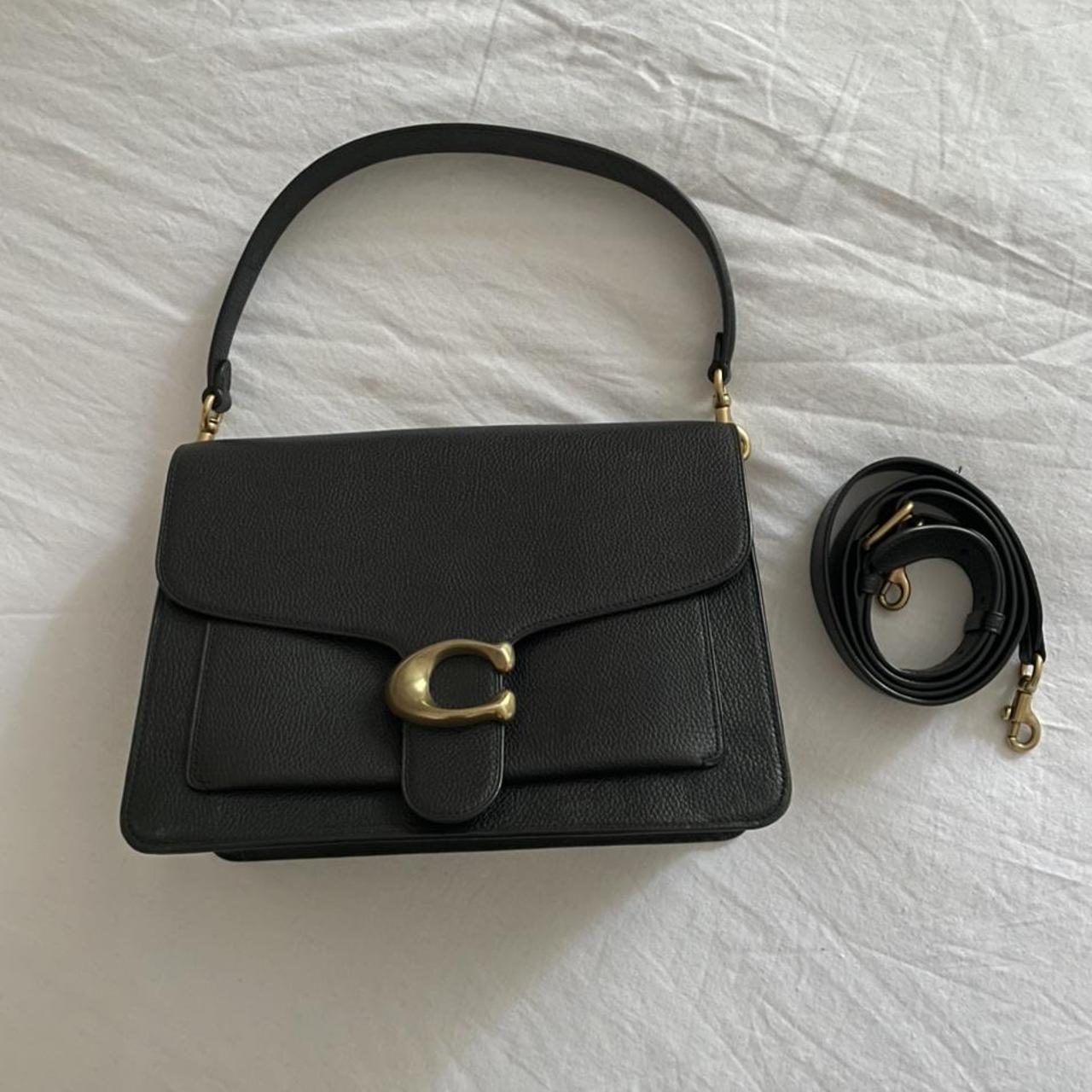 Coach leather tabby shoulder bag. Comes with a top... - Depop