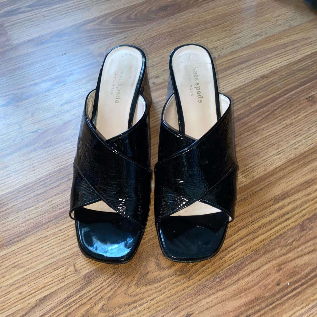 Kate Spade New York Women's Black Mules | Depop