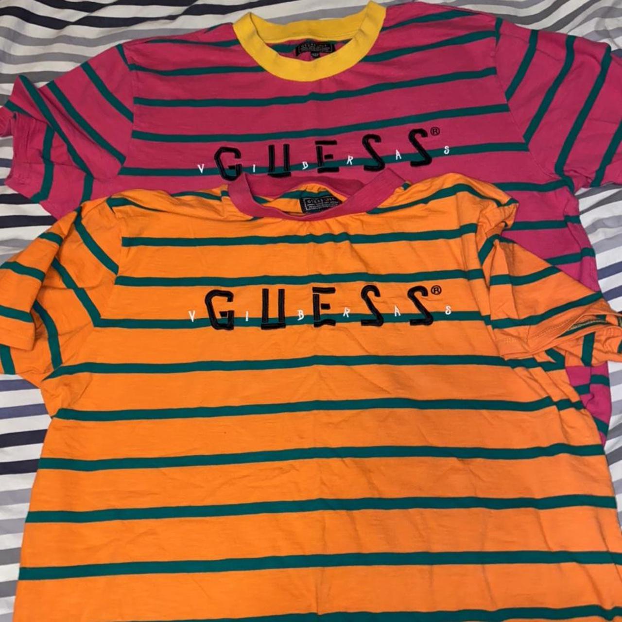 guess j balvin orange shirt