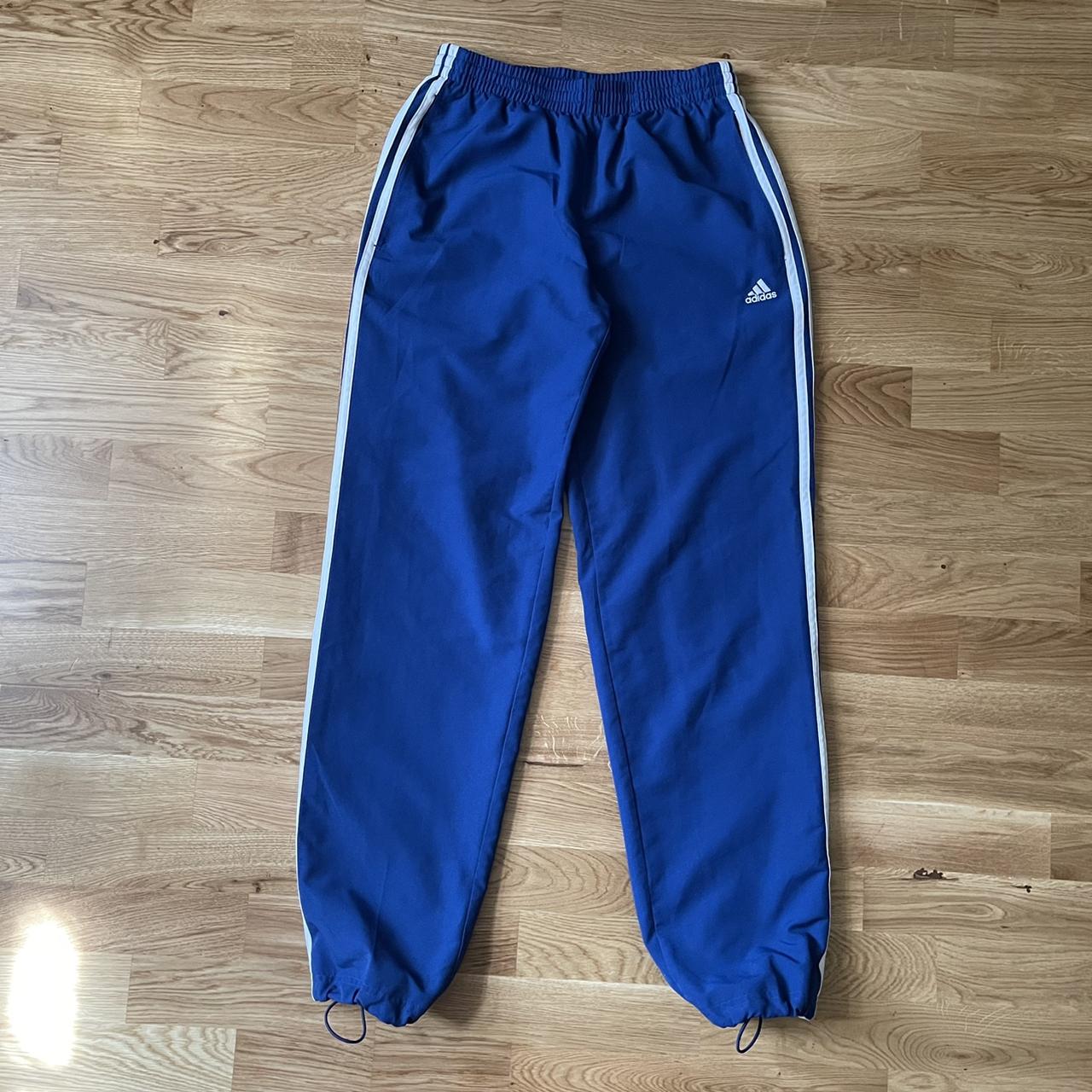 Adidas track pants joggers blue - great joggers,... - Depop