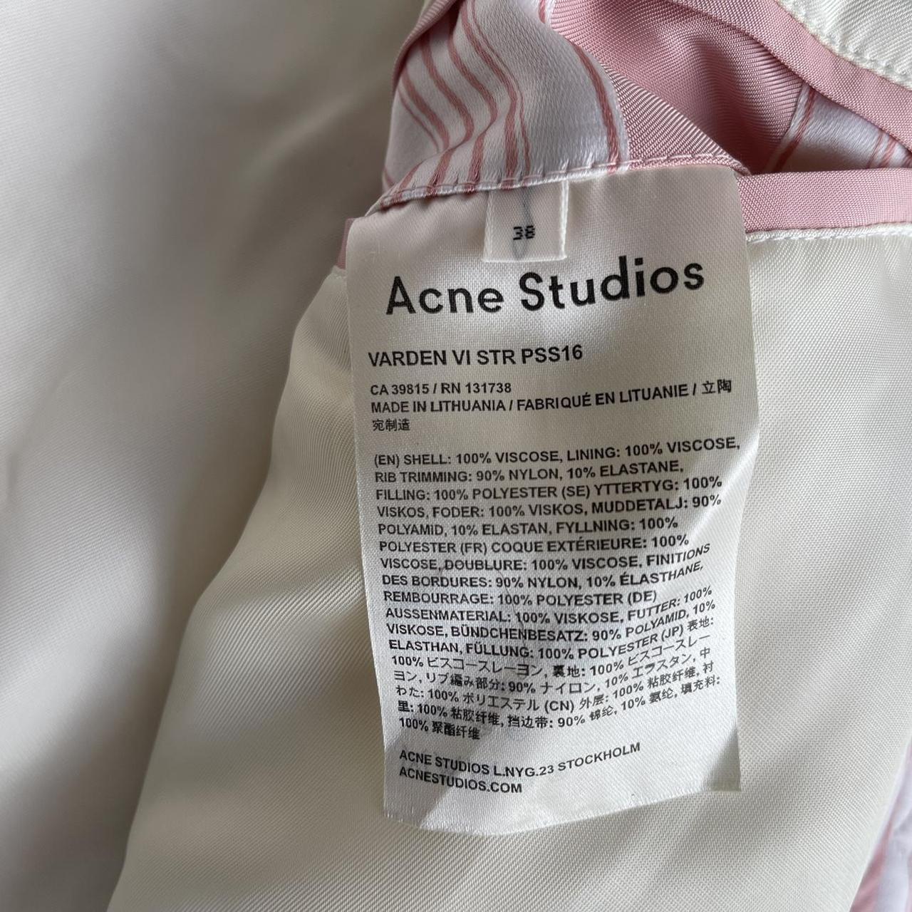 Acne Studios Varden VI STR bomber jacket pink and... - Depop