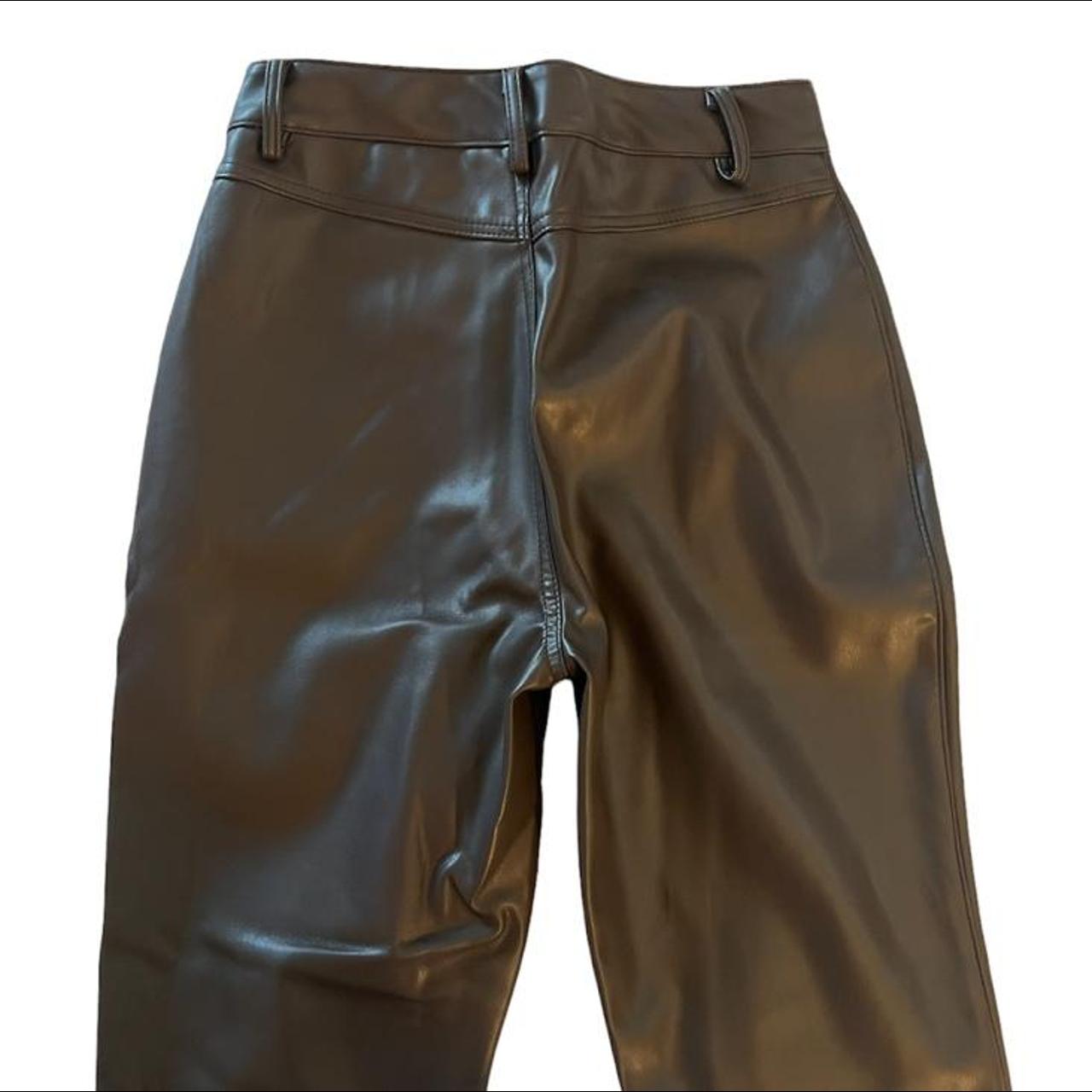 Motel rocks brown leather pants. Worn once perfect... Depop