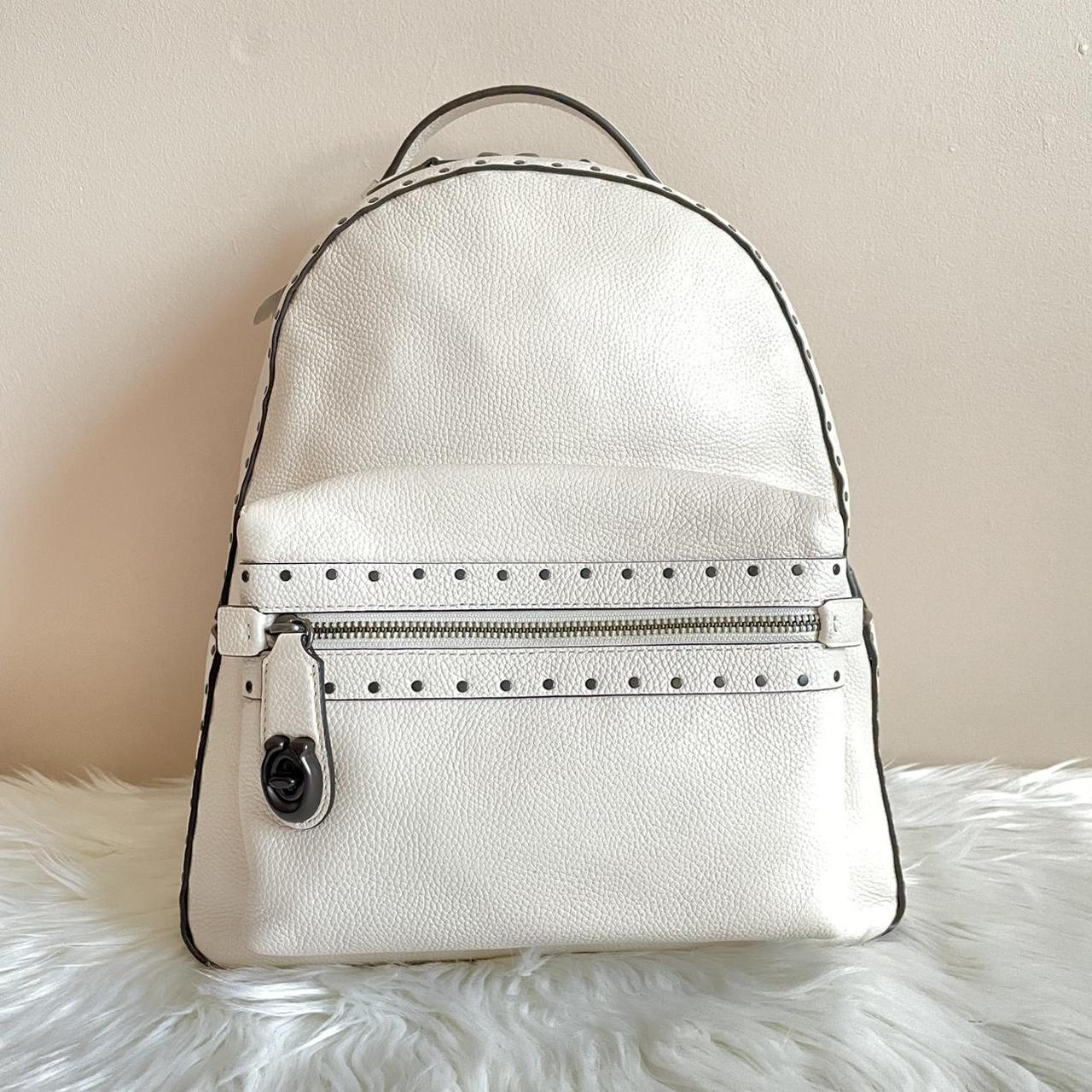 coach campus backpack with rivets