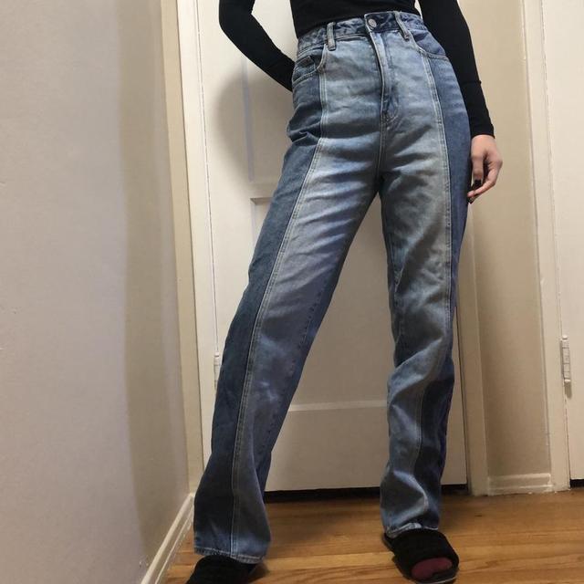 eco two tone 90's boyfriend jean