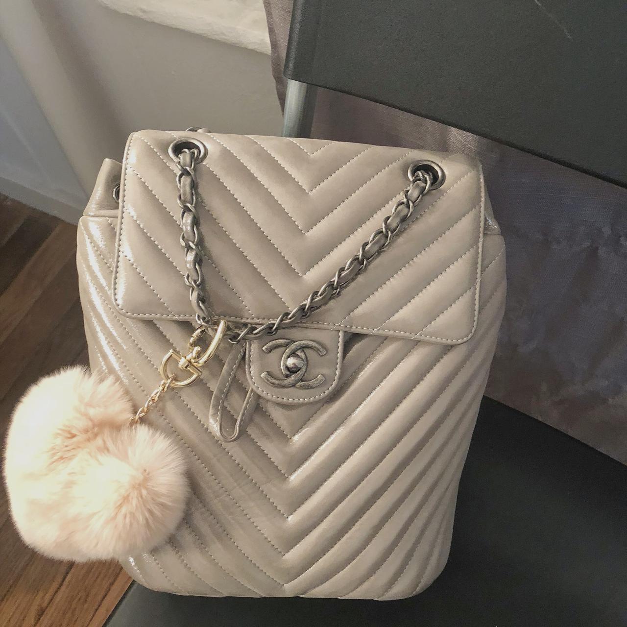 Authentic Chanel urban spirit backpack in size