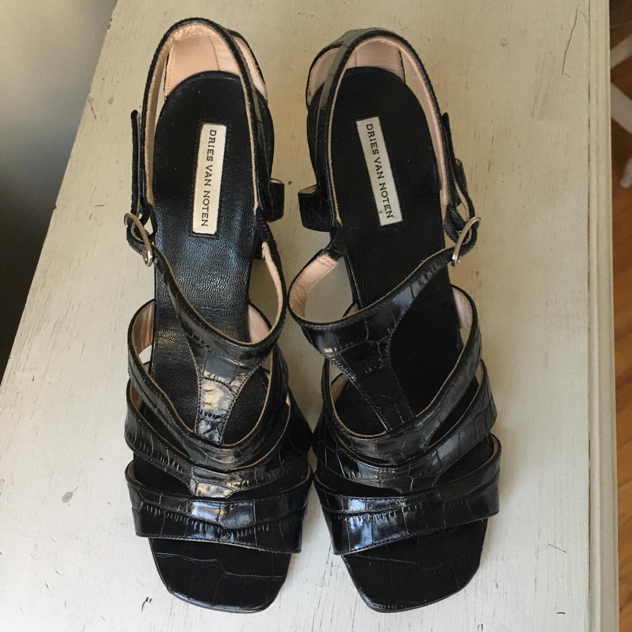 Dries Van Noten Women's Black Sandals