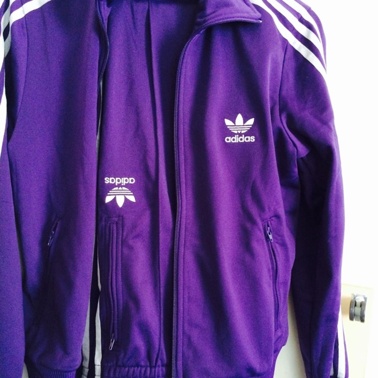 Brand New Purple Adidas Full Tracksuit Top And Depop 3524