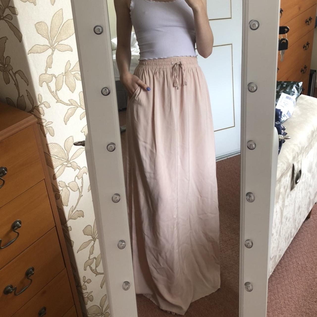 maxi skirt too long