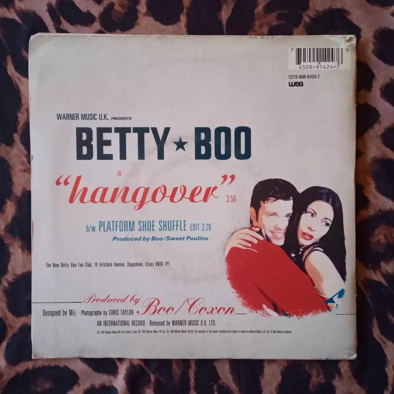 betty boo hangover セール レコード